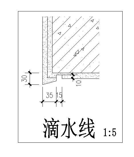 成品滴水线施工工艺图片