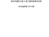 附件4：深圳市建筑工程B类工程档案卷内目录（对应省统表2010版）图片1