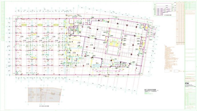 红土创新广场--建施-地下平面CAD图_图1