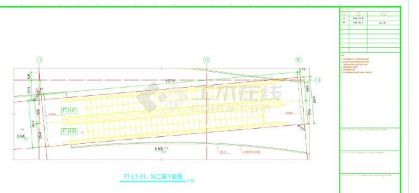 综合体A地块裙房地上扶梯详图-图一