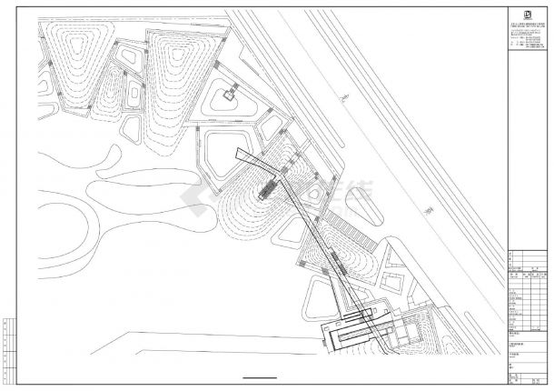 哈尔滨群力施工图-FS04-1～10竖向设计CAD图-图一