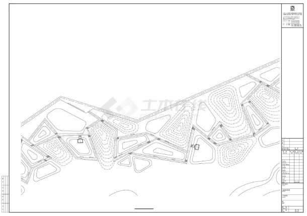 哈尔滨群力施工图-FS04-1～10竖向设计CAD图-图二