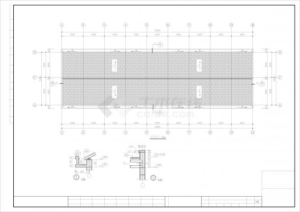 CAD职工安置房设计图施工图-图二