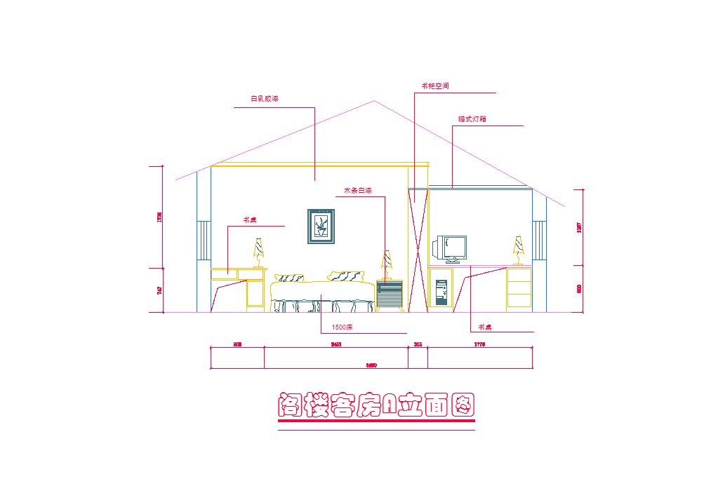 某地宁波住宅复式房装饰设计CAD图纸