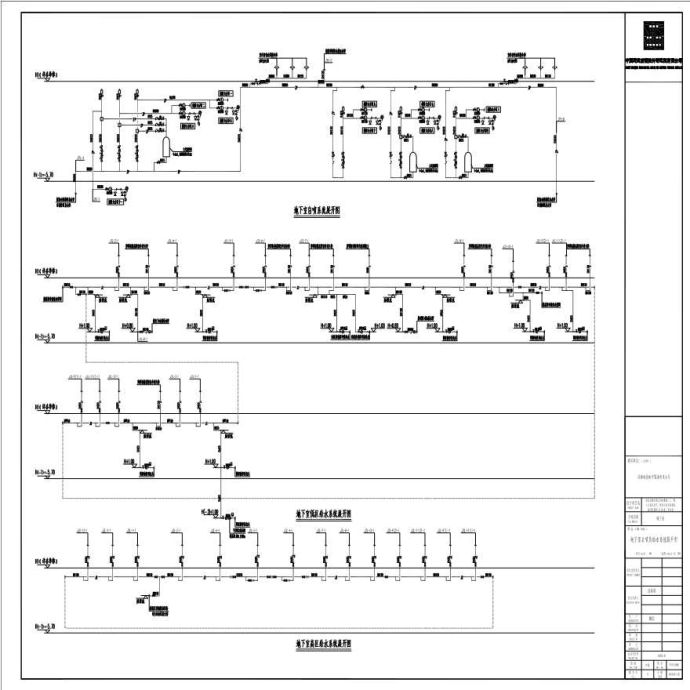 P-W-SY001_地下室自喷及给水系统展开图_图1