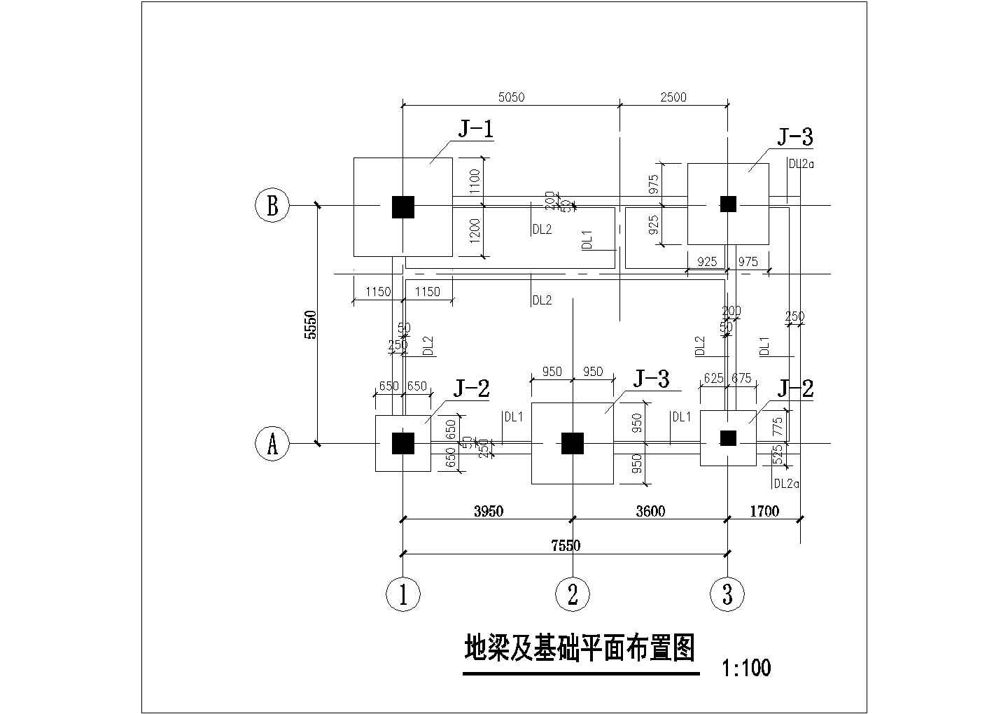深圳某招商中心门卫结构设计CAD图