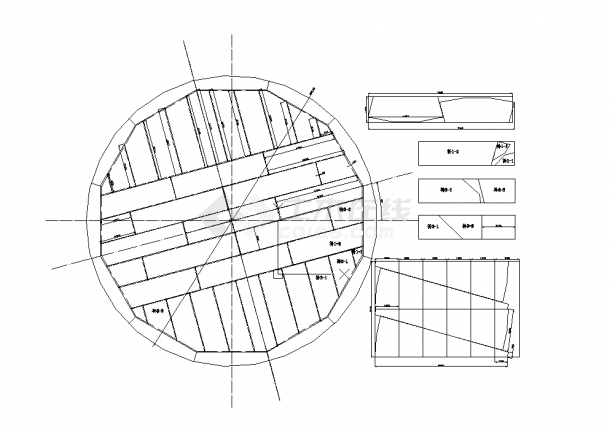 某地钢结构储罐节点图CAD图纸-图一