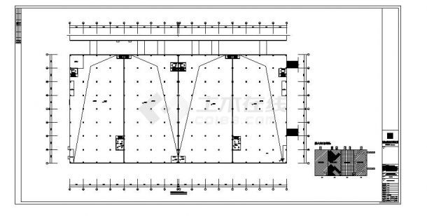 某仓库项目双层库电气设计图-图一