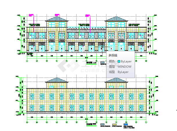 早陈阳光小区23建筑施工图-图一