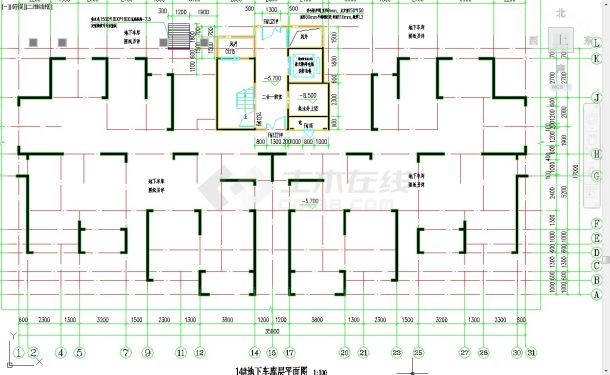 富园新城 兰苑14号住宅楼 施工图-图一