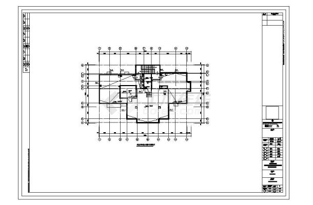 某市建筑工程房屋排水结构系统图CAD规划详图-图二