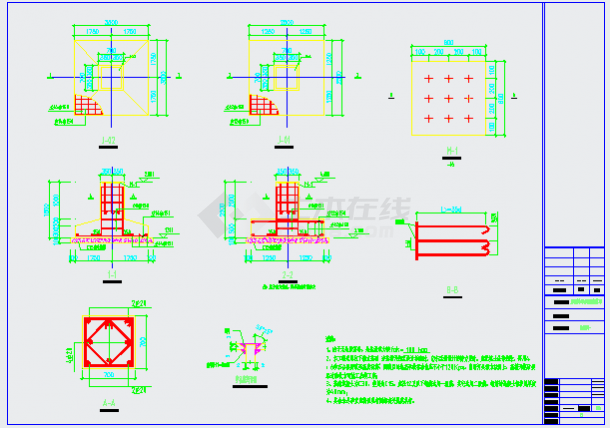 【最新】某景观膜结构设计方案CAD图纸-图二