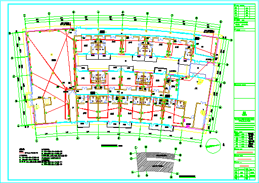 [新疆]某大型体育公园现代风格体育服务用房施工设计图
