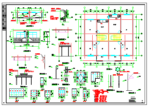 陈圩乡祖姚村沿街商业建筑施工图-图二