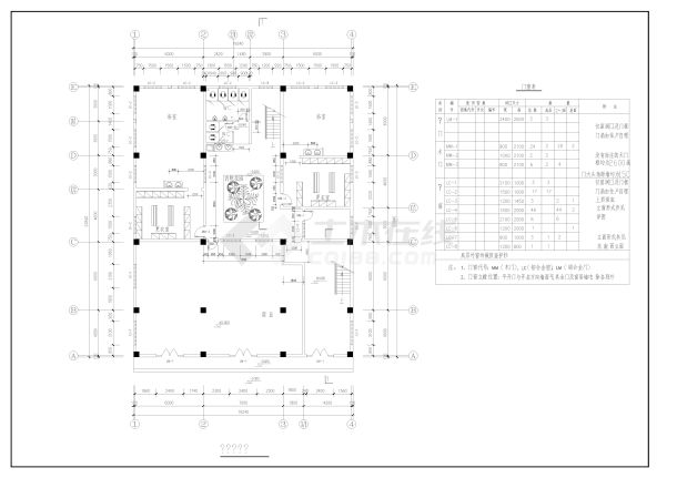 民斋建筑平面成图民斋建筑平面成图-图二