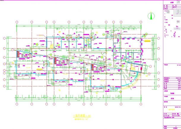 某3层2525.68平米市中心区幼儿园设计cad全套建施图【含设计说明，含结构设计，39个CAD文件】-图二