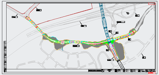 2021年最新某大桥景观工程施工图纸CAD格式_图1