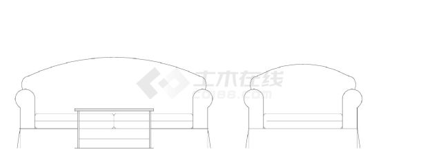 某某建筑立面沙发模块室内设计图案图纸素材整理平面图CAD图-图二
