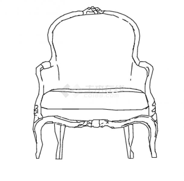 多套椅子常用绘图的图库CAD图块-图一
