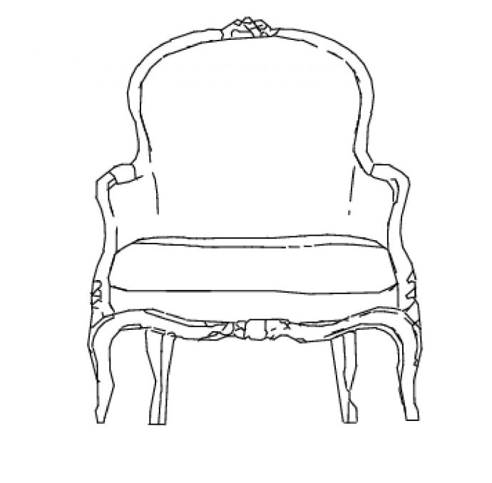 多套椅子常用绘图的图库CAD图块_图1