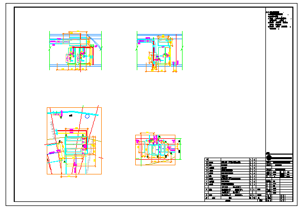 层框架+钢桁架+网壳结构科技馆暖通施工图_图1