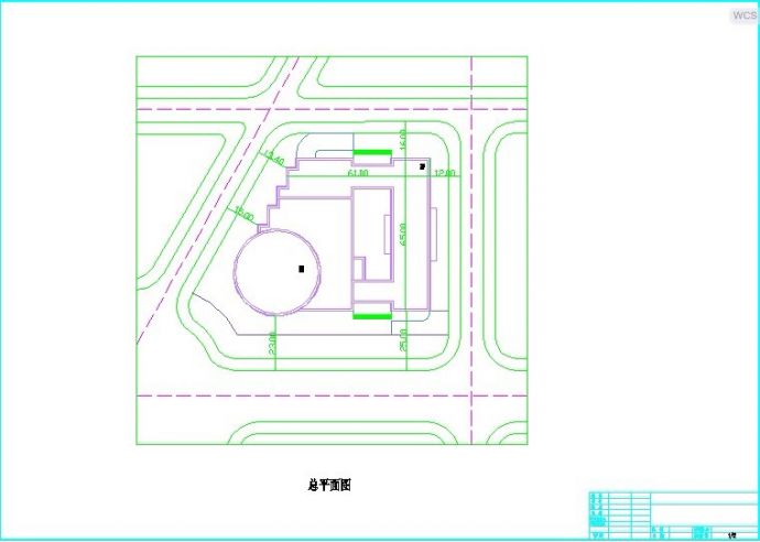 丽江市某商业街1.1万平米7层框架结构商业中心建筑设计CAD图纸_图1