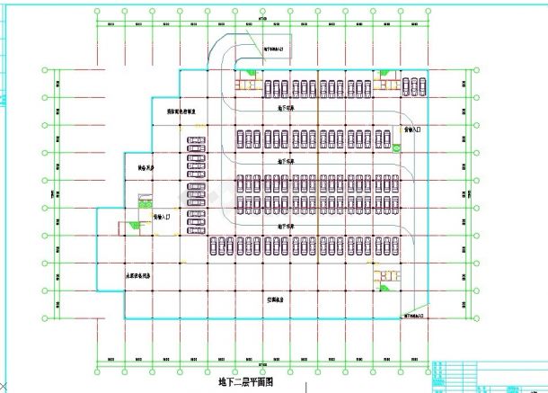 丽江市某商业街1.1万平米7层框架结构商业中心建筑设计CAD图纸-图二
