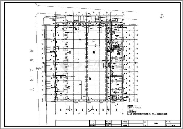 厂房钢结构排架体系屋面加固改造施工图-建筑图纸-图二