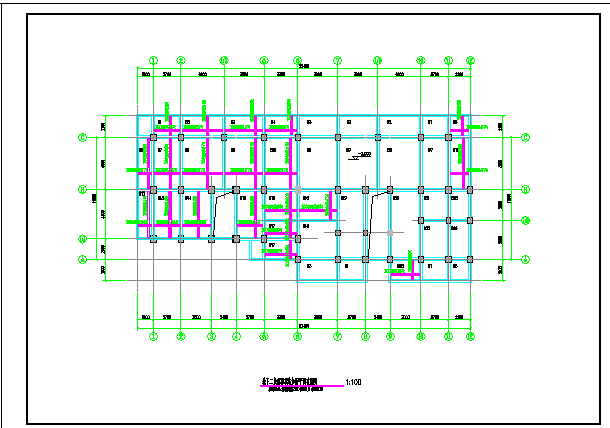 九层框架结构住宅地下室碳纤维加固图_图1