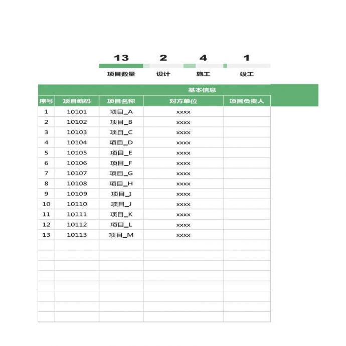 项目管理工程项目进度表.xlsx_图1