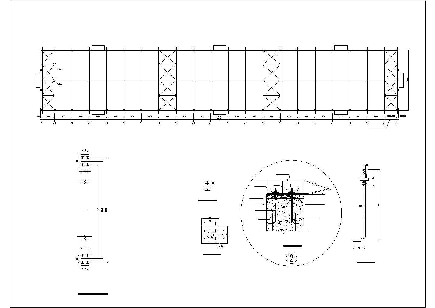 【最新】某公司新厂区钢结构厂房设计方案CAD图纸