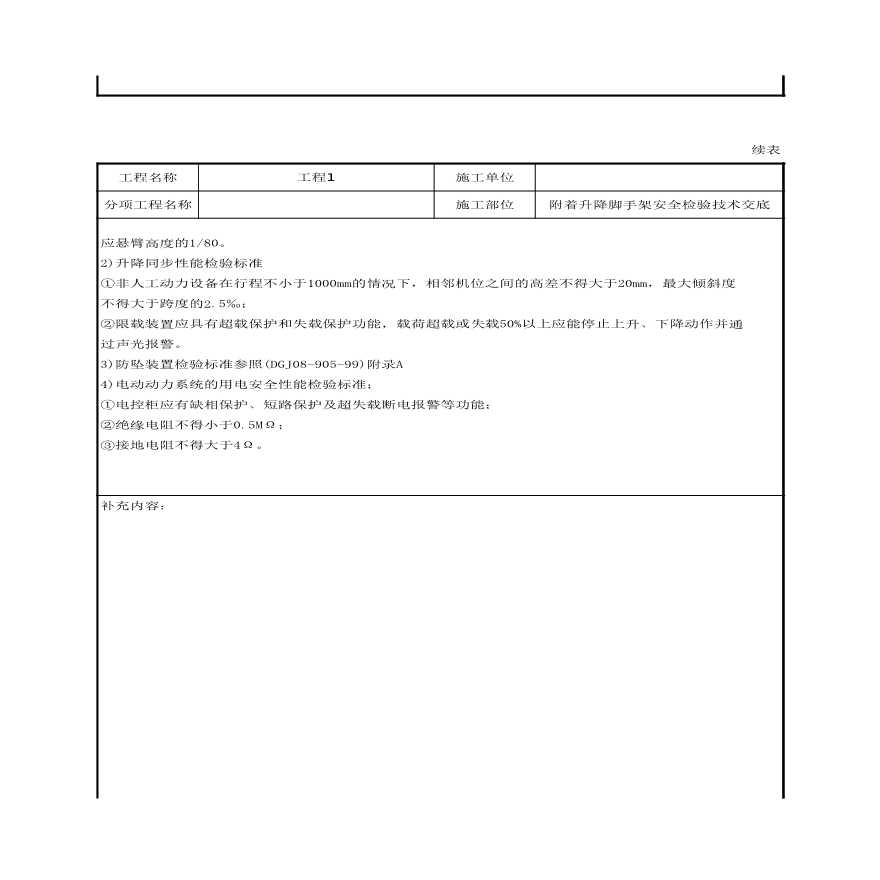 附着升降脚手架安全检验技术交底.xls-图二