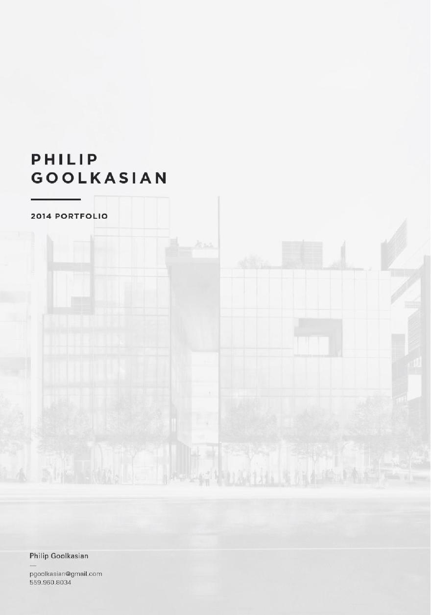 ISSUU赞数排名NO.8 Philip Goolkasian2016事务所方案建筑景观.pdf-图一