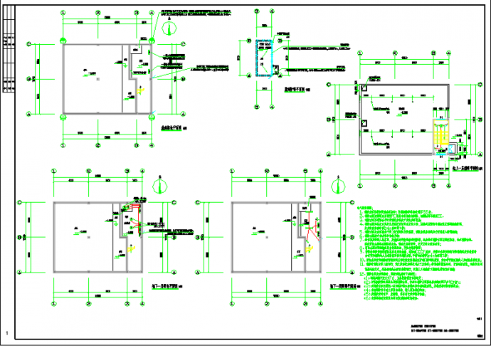 实验学校2号食堂消防水泵房电气施工图设计_图1