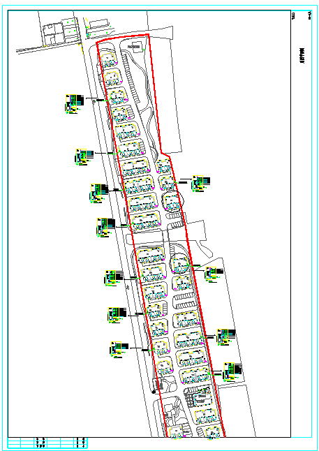 半城洪安新村平面路灯和监控电气图设计低版本-图一