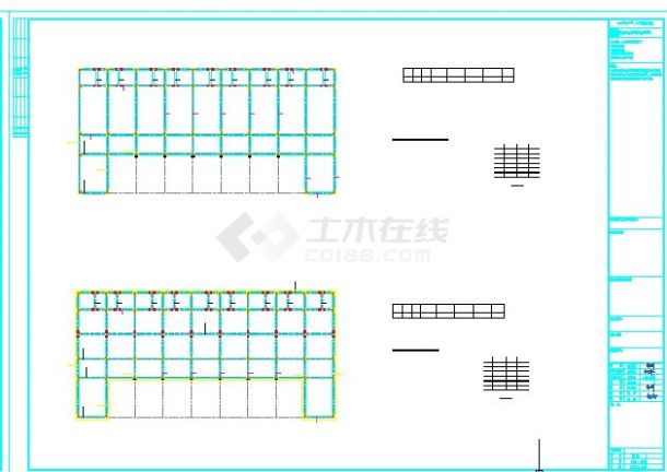 余干县石口中学学生宿舍楼建设项目建筑图纸-图二