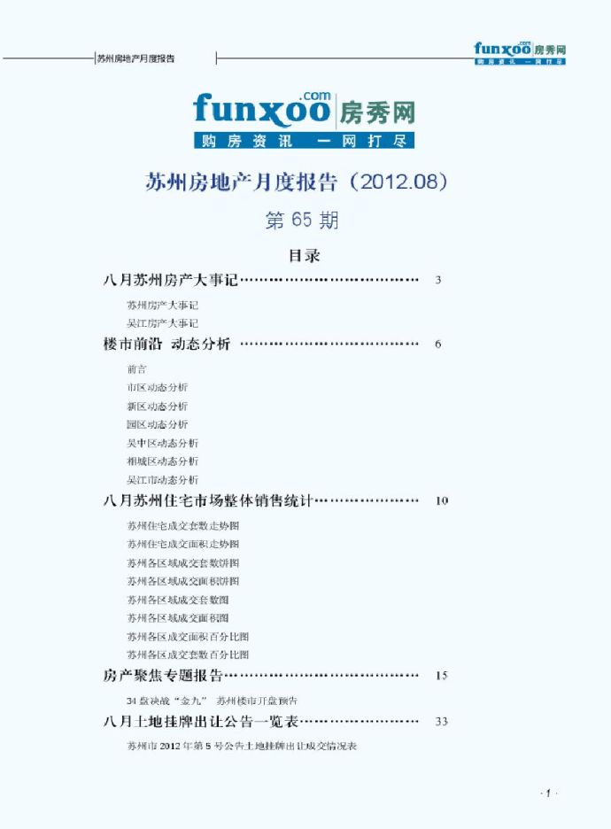 2012年08月苏州房地产月度报告.pdf_图1