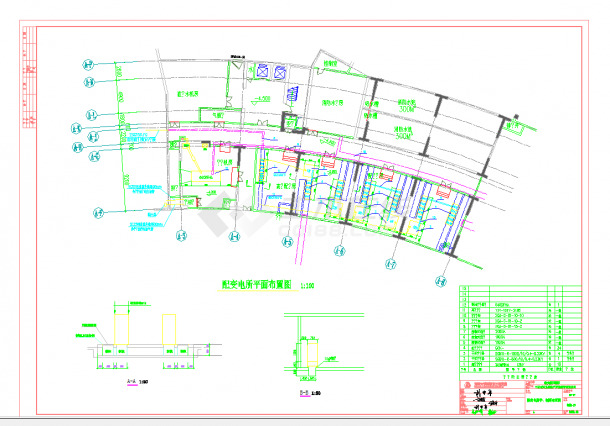 云南十五层框架结构酒店建筑工程项目施工图-强电CAD图纸-图一