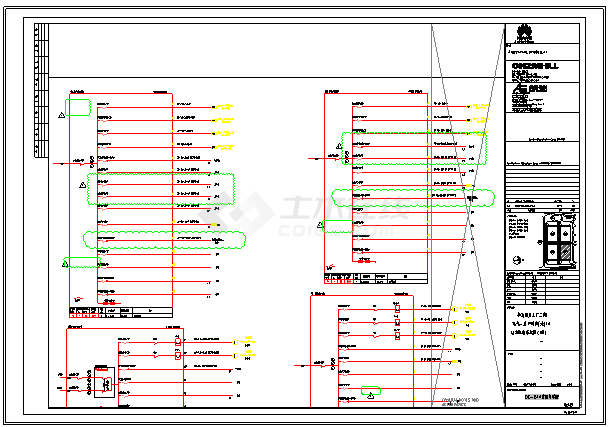 工业厂房-电气-生产用房(大)14动力配电系统图-图一
