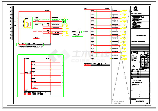工业厂房-电气-生产用房(大)14动力配电系统图-图二