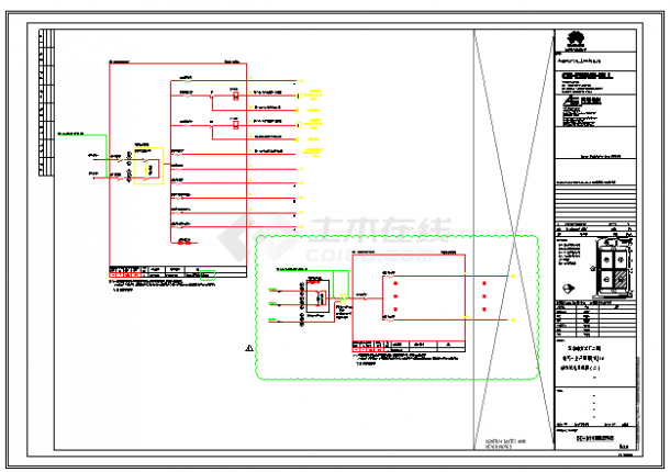 工业厂房电气生产用房大14动力配电系统图