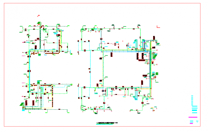 深圳美术馆图书馆项目全套建筑施工图-给排水美术馆CAD图纸_图1