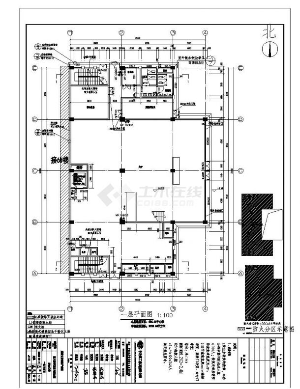 建桥先进制造产业园厂房-5号楼建筑CAD施工图-图二