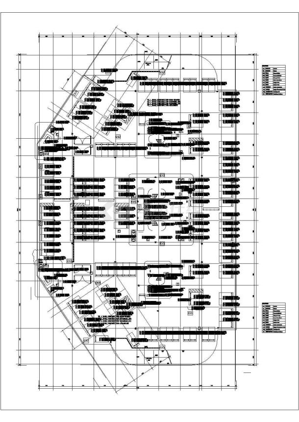 某地全埋式地下人防建筑CAD施工图-图一