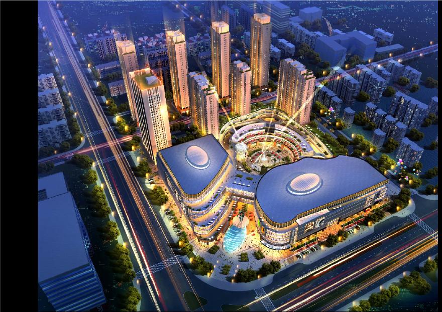 [方案][上海]高层现代城市综合体设计文本（含酒店、办公、商业、住宅）-图二