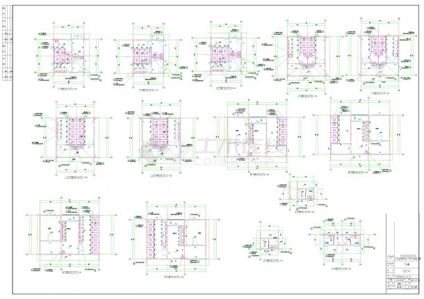 工业园5层综合办公楼办公研发建筑设计施工图-图二