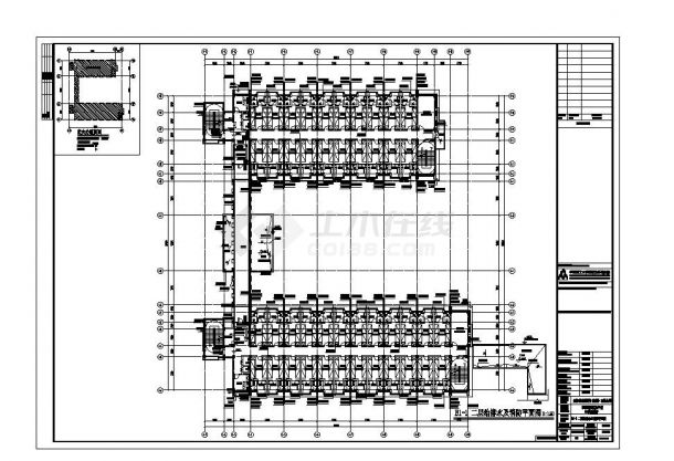 京师贵阳实验学校B1给排水CAD设计图-图二