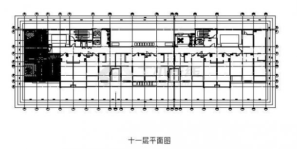 上海某老年公寓10栋空调配电电气施工图-图一