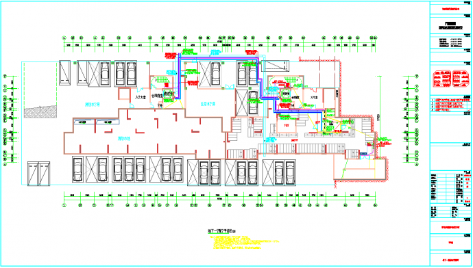 某地河南高层住宅小区电气施工图CAD图纸_图1