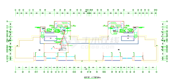 某地河南高层住宅小区电气施工图CAD图纸-图二